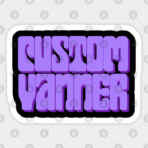 Custom Boogie (Groovy Purple/F&B) Sticker by NextGenVanner